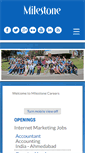Mobile Screenshot of jobs.milestoneinternet.com